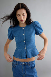 Bluze TWOAW27BZ00037 - plava