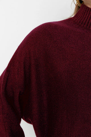 Džemper TWOAW20KZ1059 - bordo [djesi-src-21390686ded0eca2cbe86797f41a0b64d55fb4b1a23e33b18b0a6c141a3a4c3a]