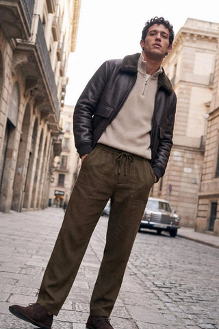 Pantalone TMNAW27PL00003 - khaki [djesi-src-3755aeed2b015b4fa4c08278a652175daae1c416fb1f0461c4f4cf348de23397]