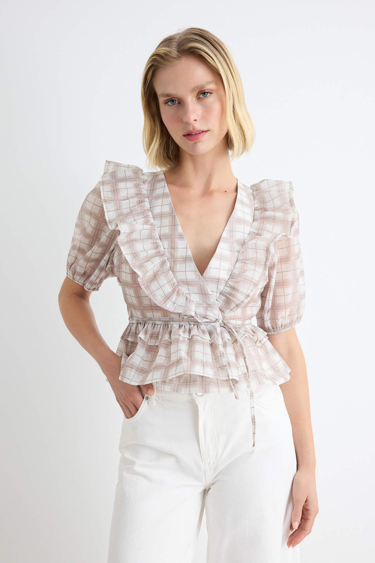 Bluze TWOAW27BZ00141 - ekru