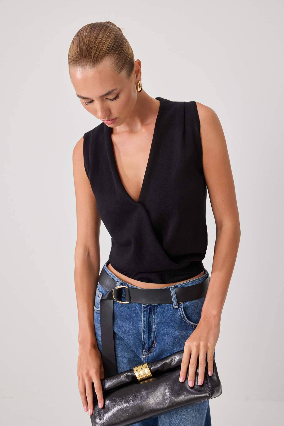 Bluze TWOSS26BZ01128 - crna