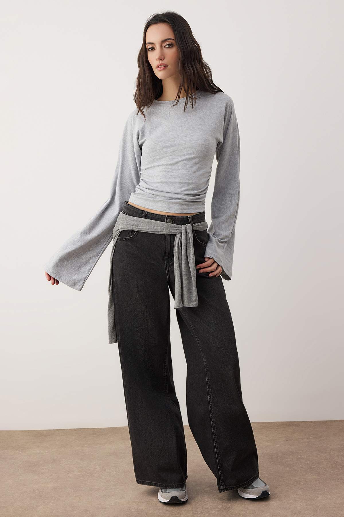 Bluze TWOAW26BZ00293 - siva
