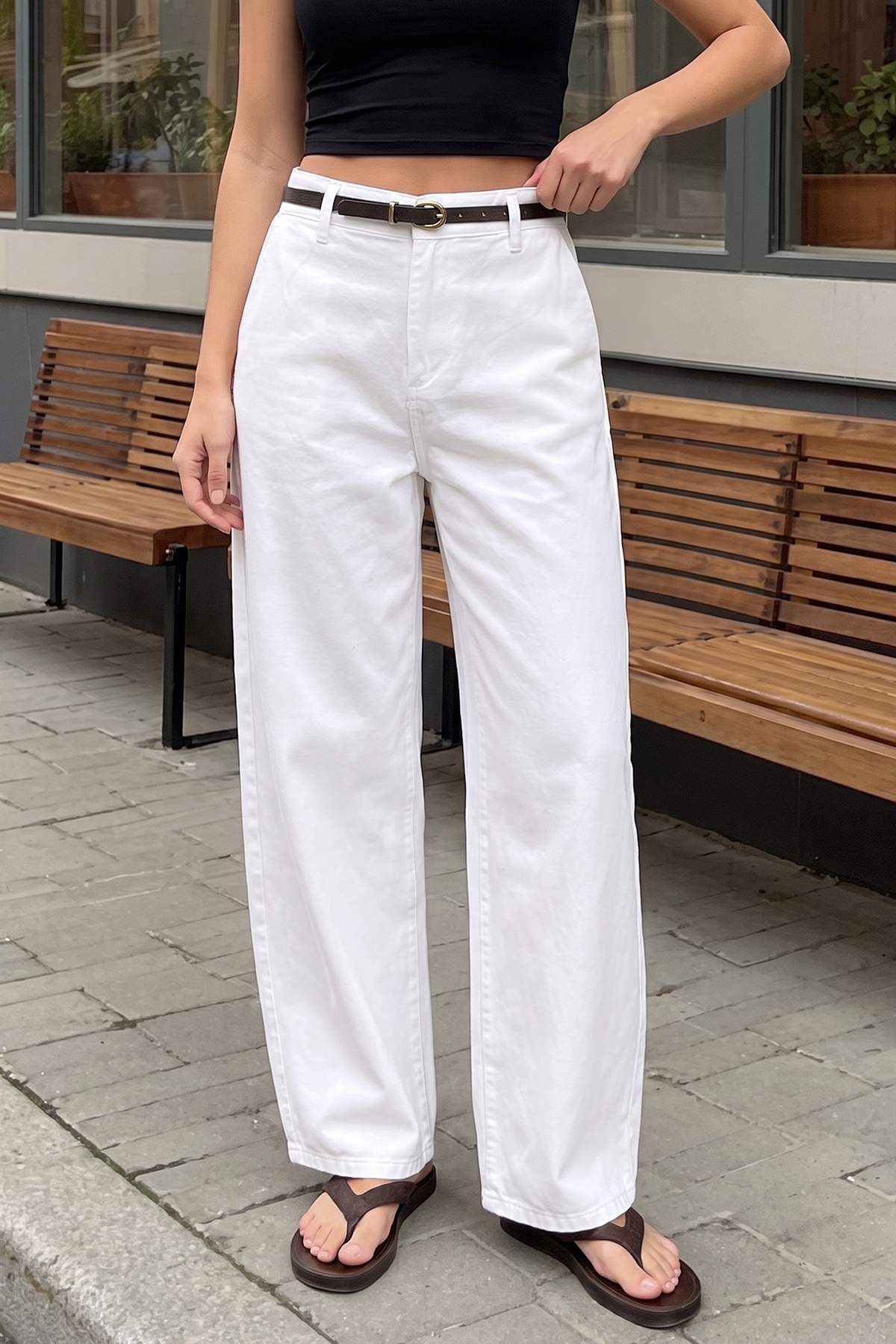 Pantalone TWOSS26PL00185 - bijela [djesi-src-e48a8a16b7074a66a62792bdf7070af25aa80275f2c3215fec1adb64330ba447]