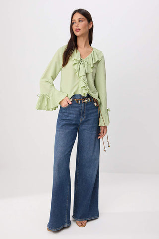 Bluze TWOAW26BZ00290 - zelena
