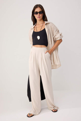 Pantalone TWOSS24PL00071 - kamen [djesi-src-864c4595f283cd26bdde80a04cc27558a05cabd0dede0e9378435e541f8e8a09]