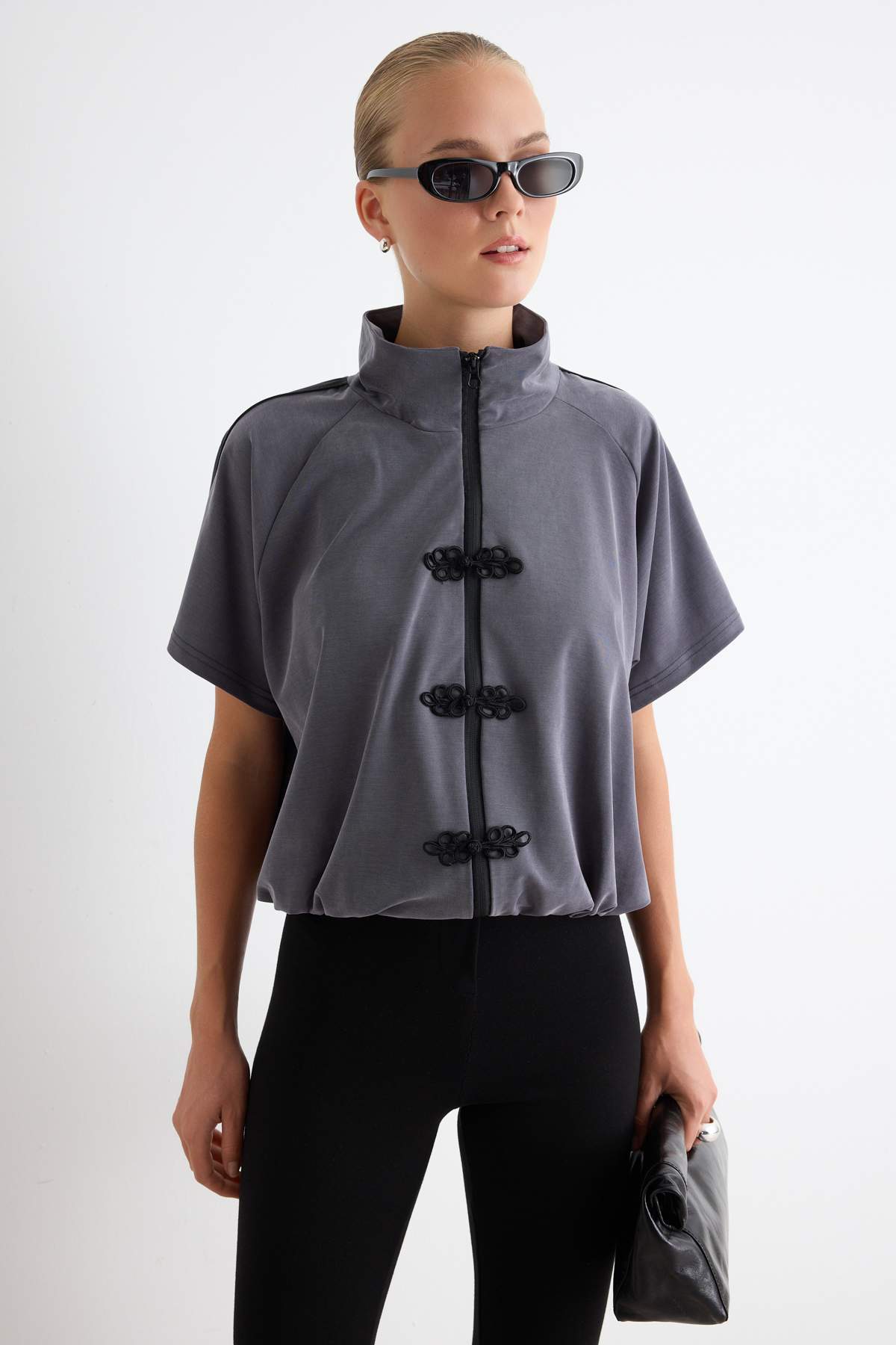 Bluze TWOSS26BZ01053 - siva