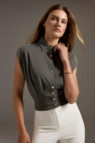 Kosulje TWOAW27BZ00086 - khaki