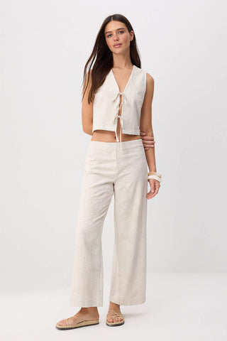 Pantalone TWOSS26AU00173 - bež