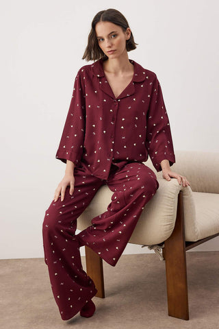 Kosulje THMAW26PT00065 - bordo