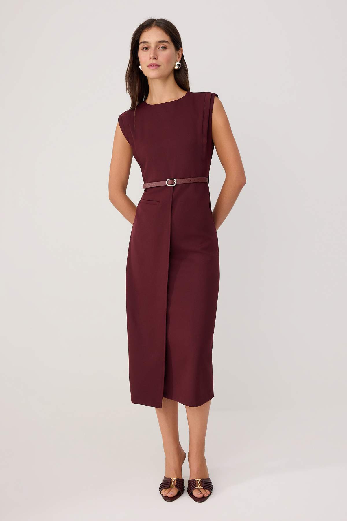 Haljine TWOAW26EL00078 - bordo