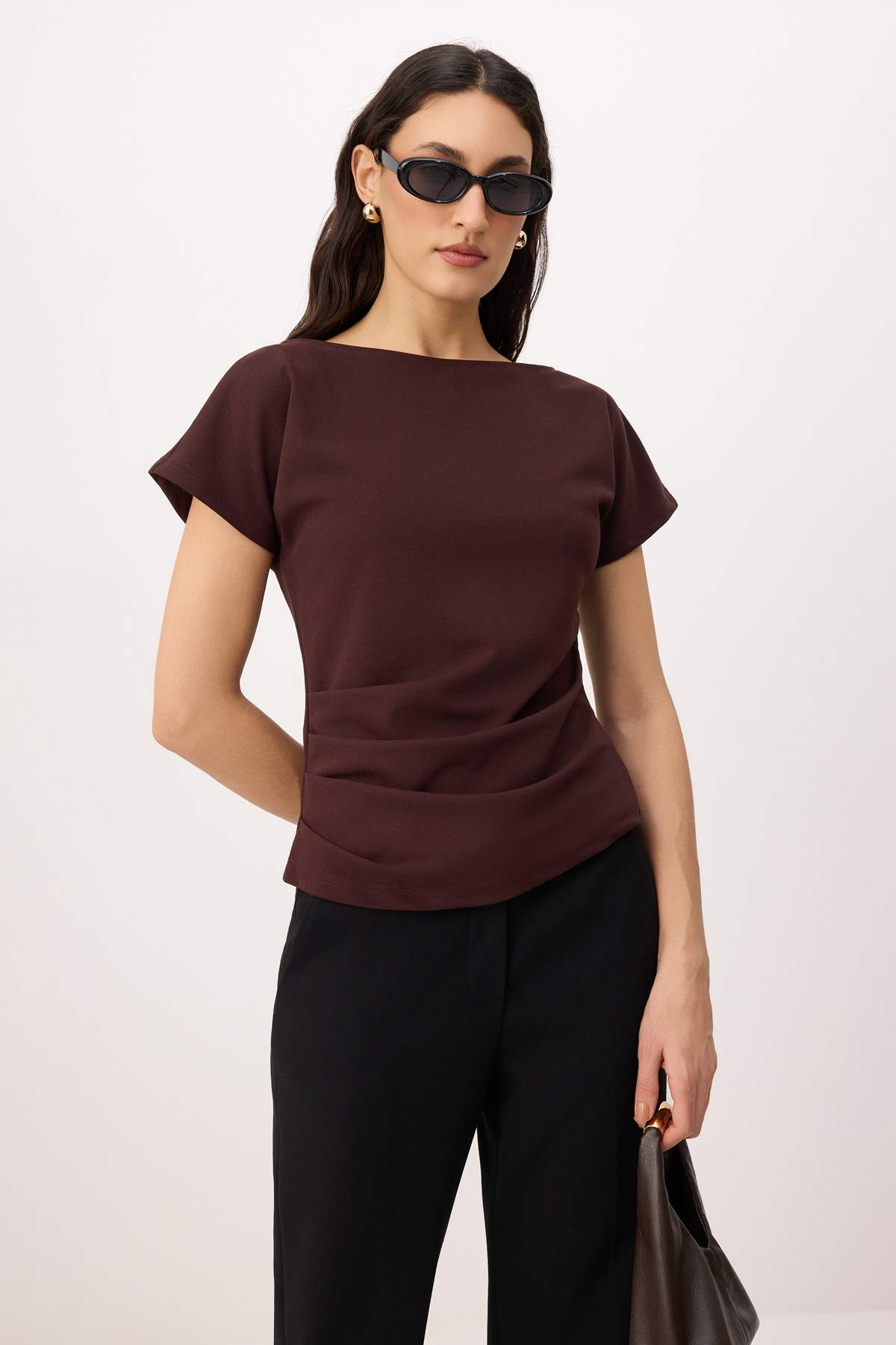 Bluze TWOSS26BZ00080 - braon