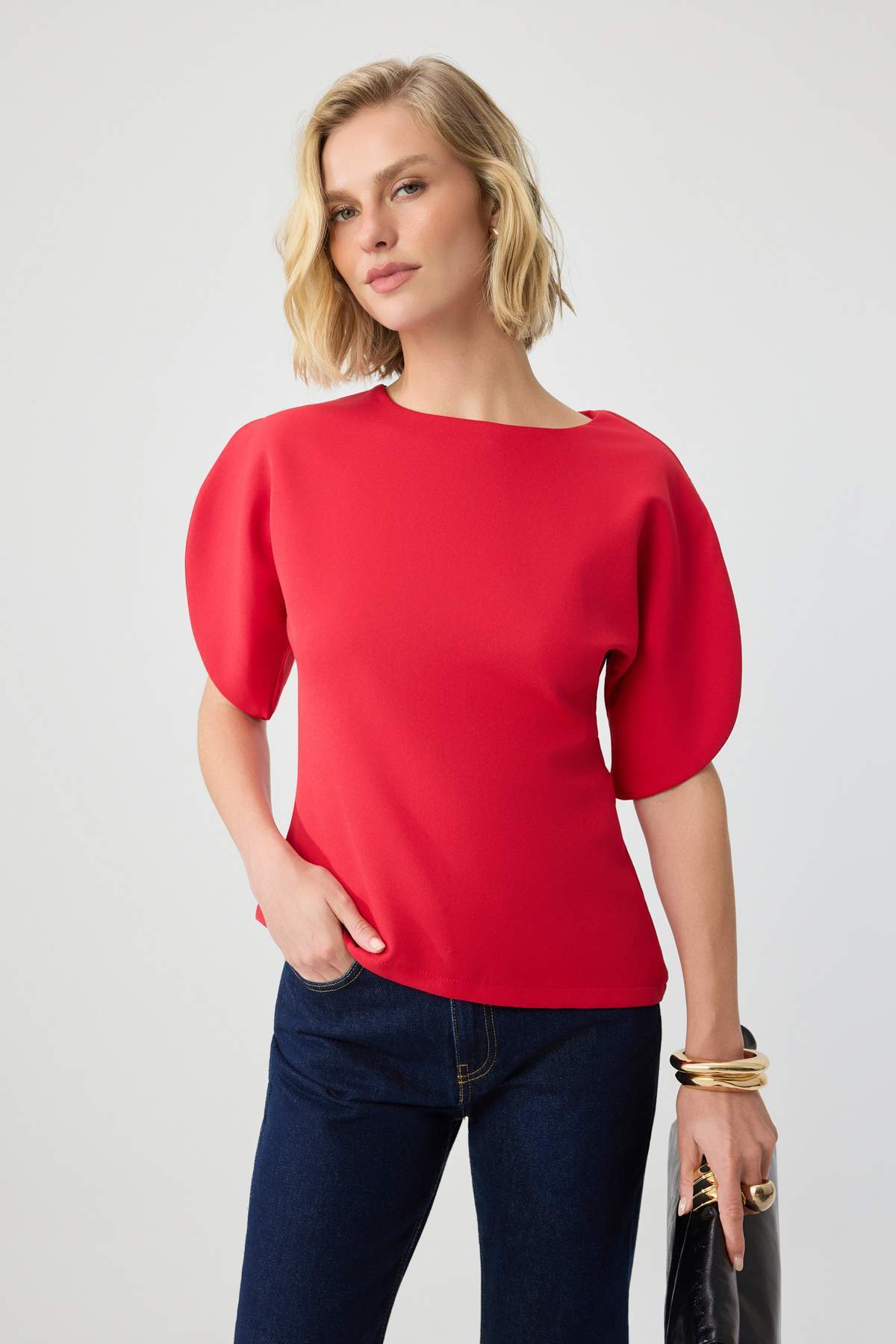 Bluze TWOSS26BZ00777 - crvena