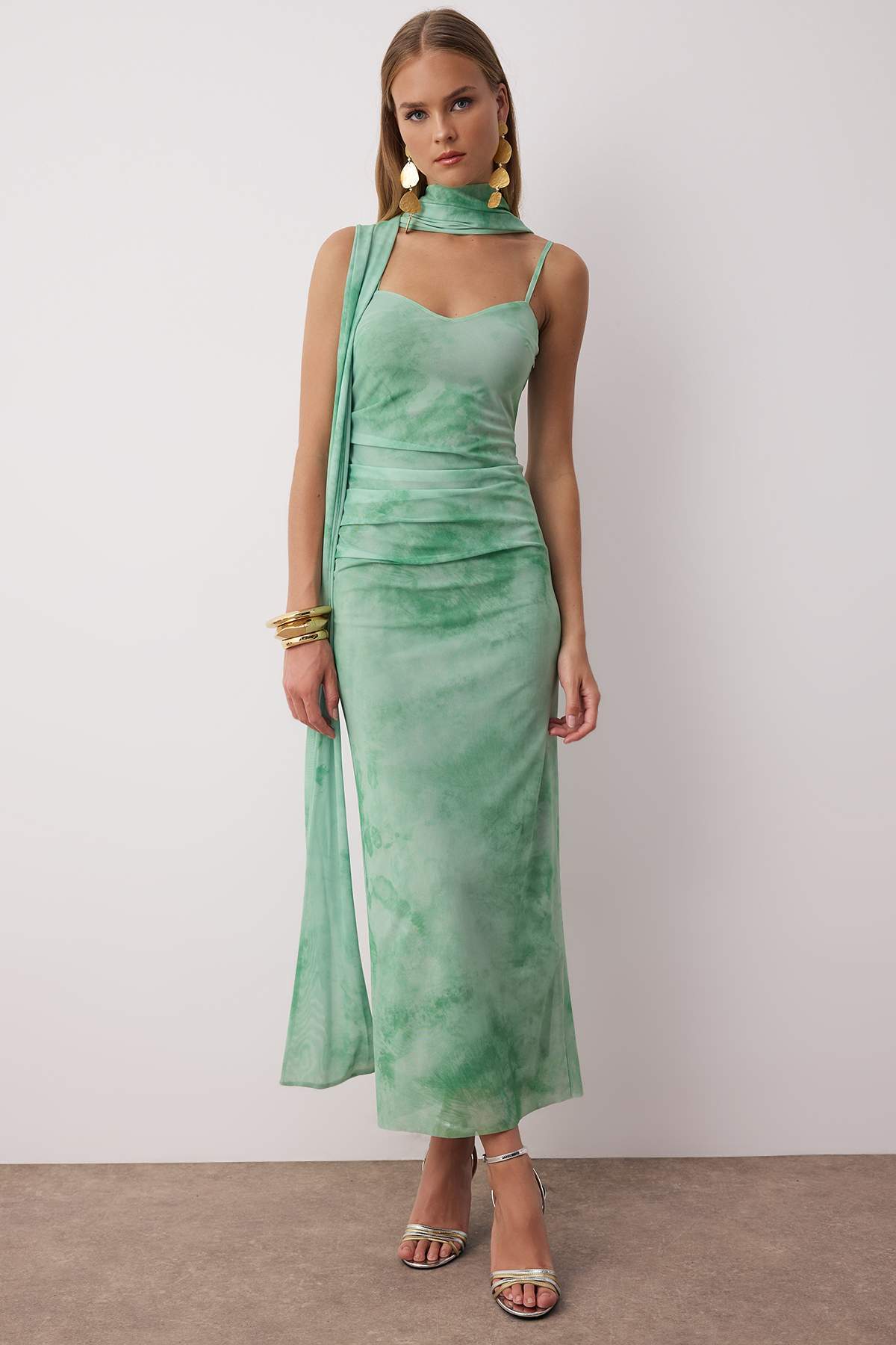 Haljine TPRSS25EL00314 - zelena