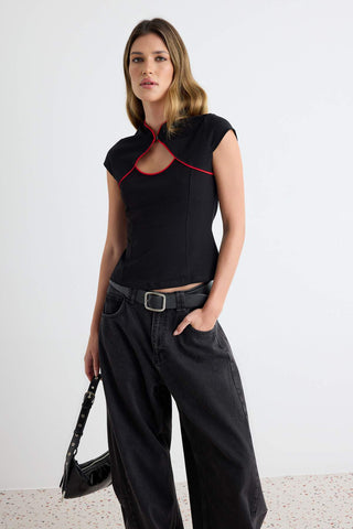 Bluze TWOSS26BZ01003 - crna