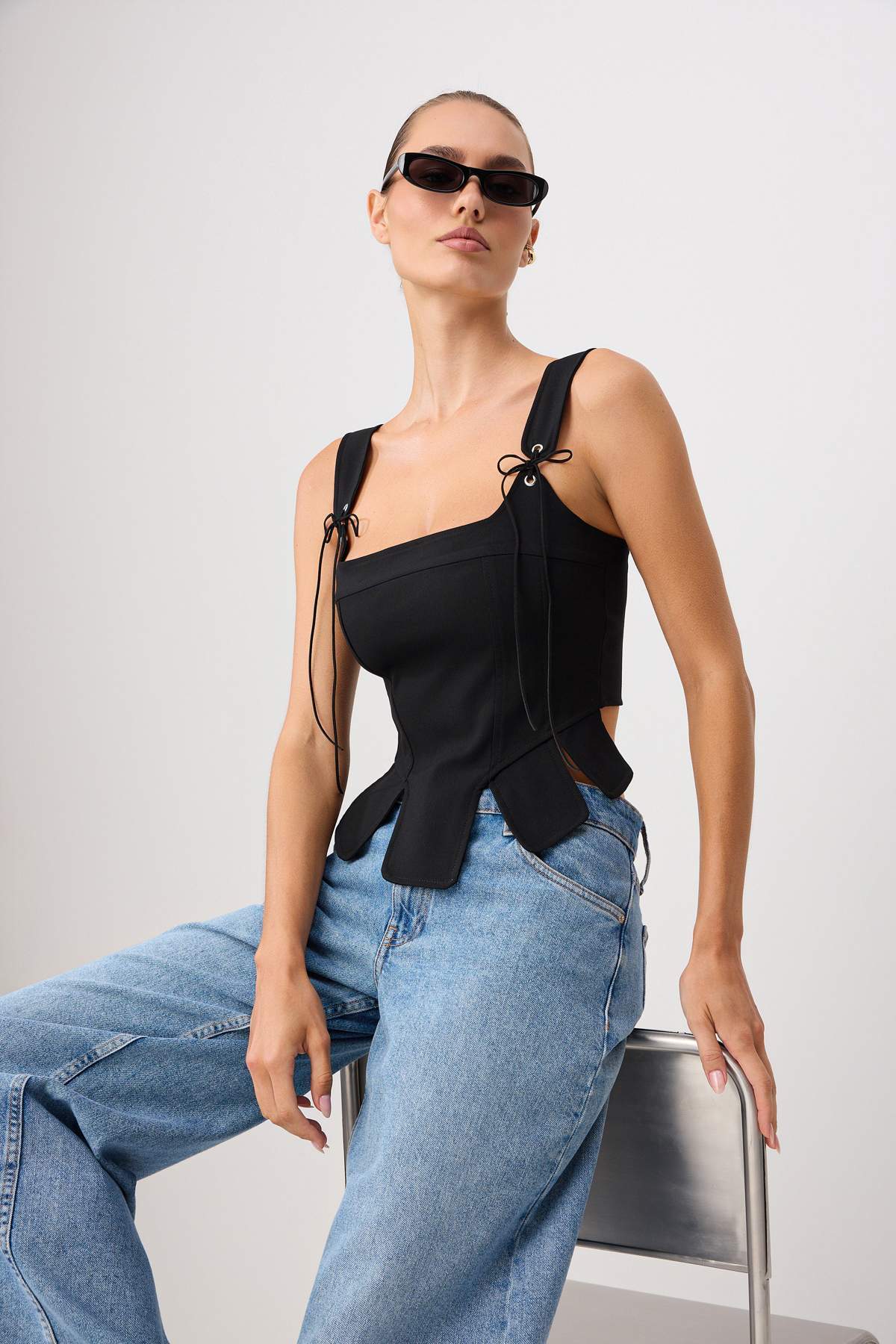 Bluze TWOSS26BZ01091 - crna
