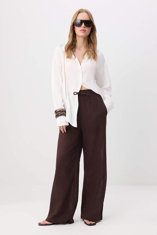 Pantalone TWOSS25PL00121 - braon [djesi-src-80bc28f569baa40bf33e57a34976b579433570fa4b30ac54d7aba9e7846e20c0]