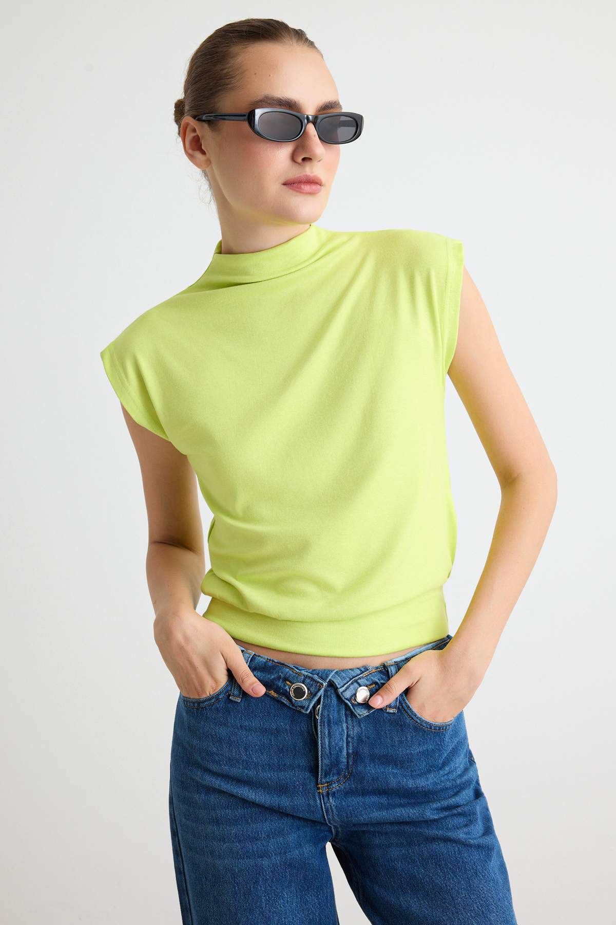 Bluze TWOAW27BZ00107 - zelena