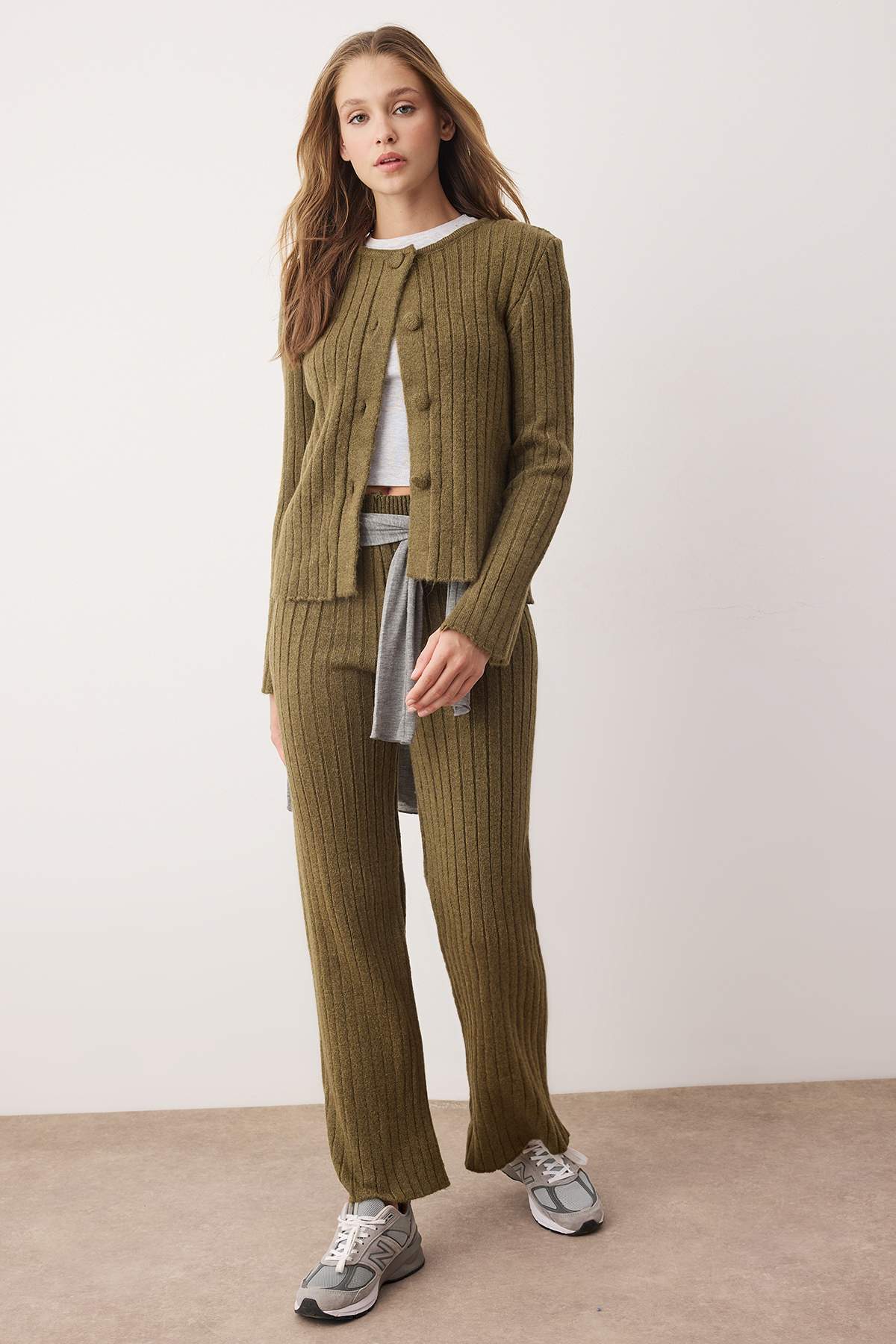 Pantalone TWOAW26AU00004 - khaki