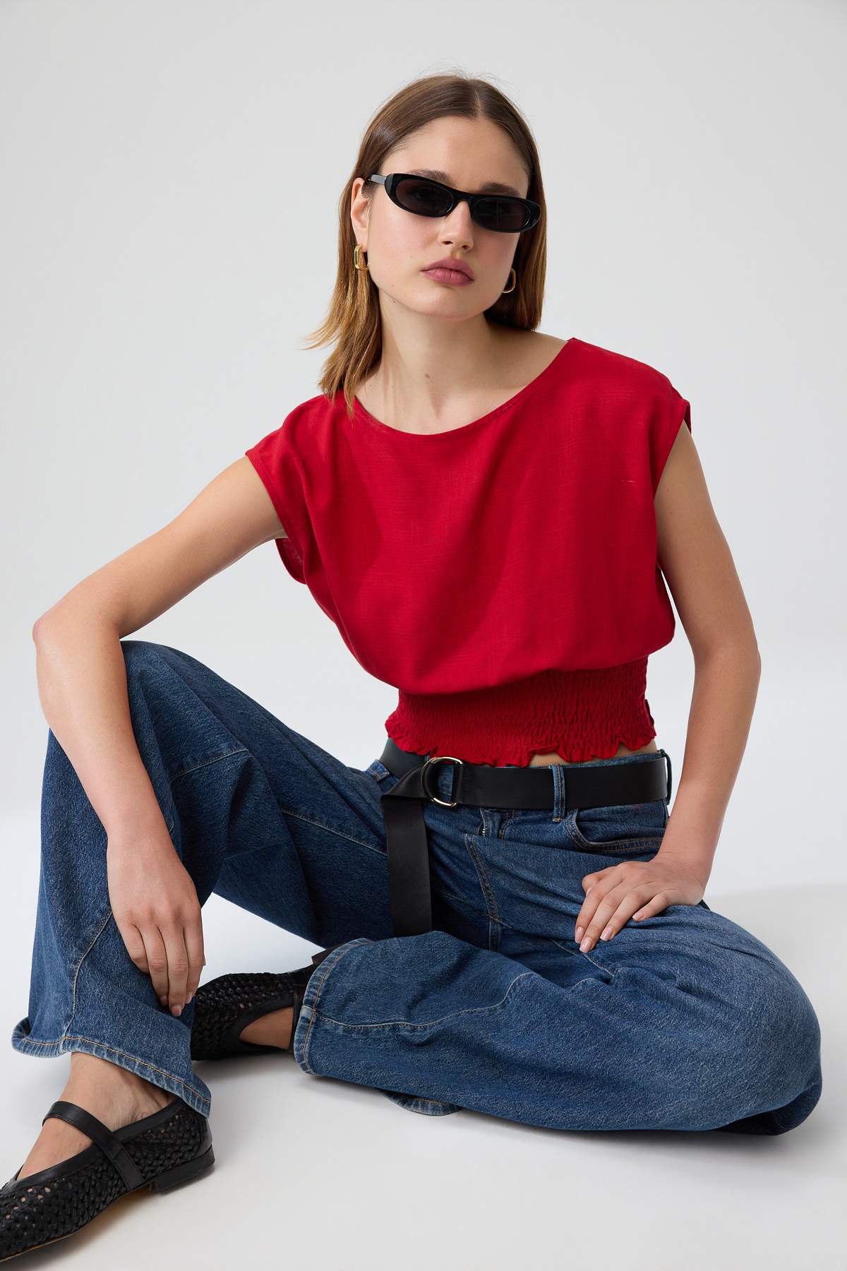 Bluze TWOSS26BZ01012 - crvena