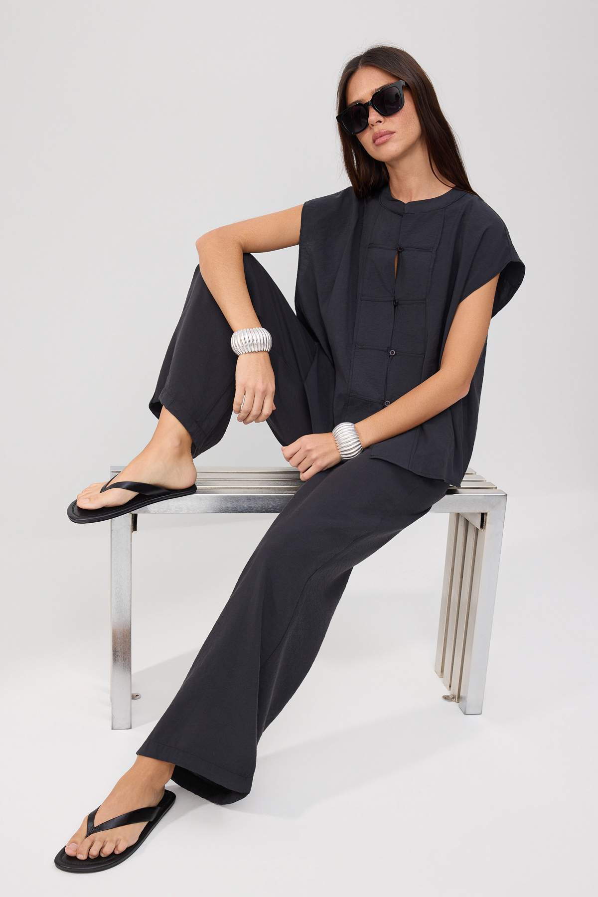 Bluze TWOSS26AU00205 - crna
