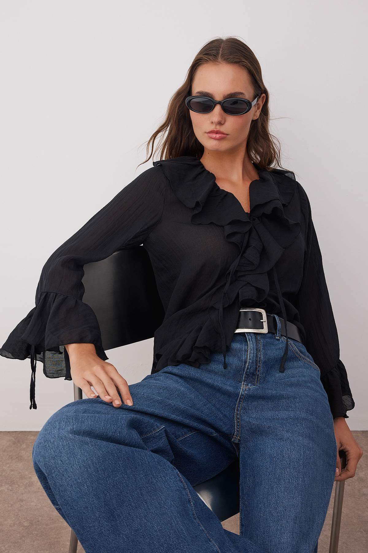 Bluze TWOSS25BZ00551 - crna