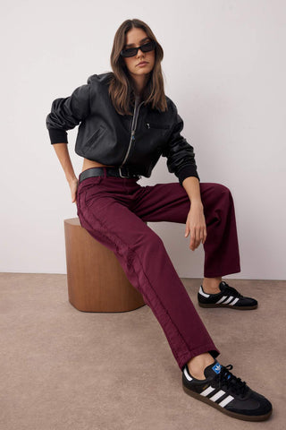 Farmerke TWOAW26JE00036 - bordo