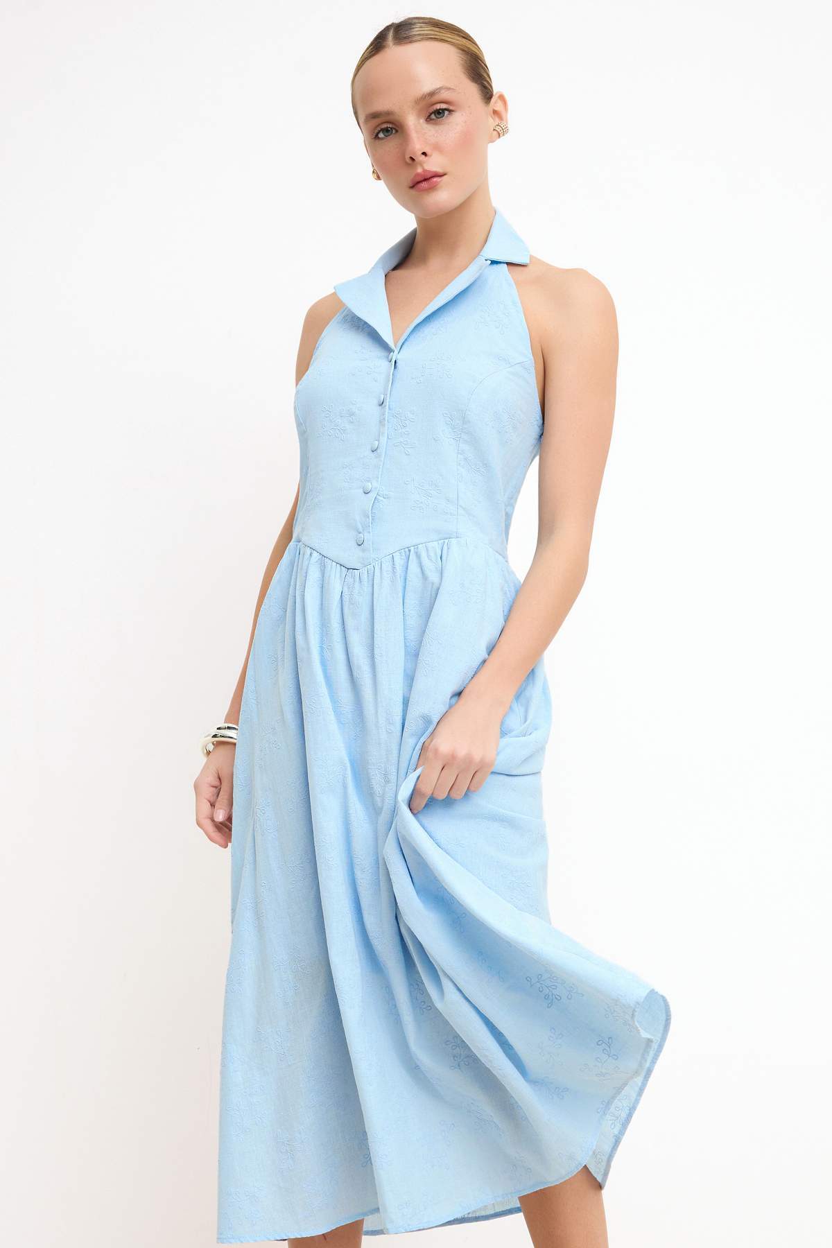 Haljine TWOSS26EL00224 - plava