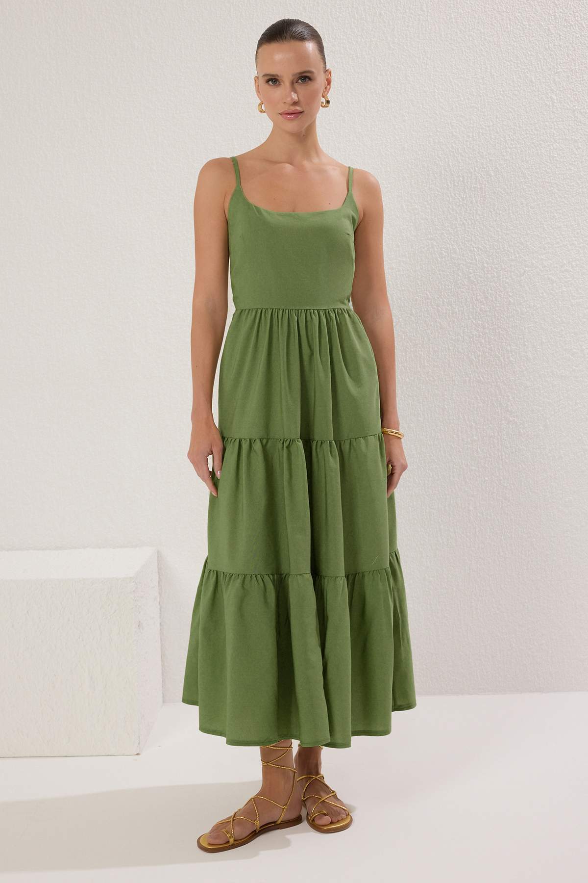 Haljine TWOSS24EL00386 - zelena