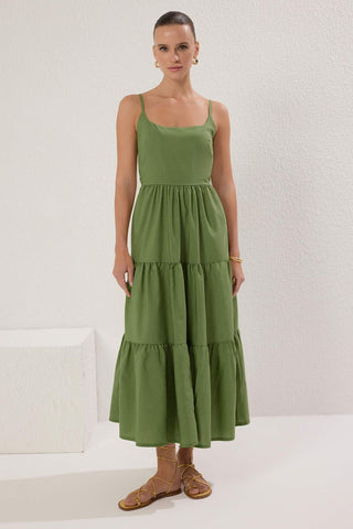 Haljine TWOSS24EL00386 - zelena