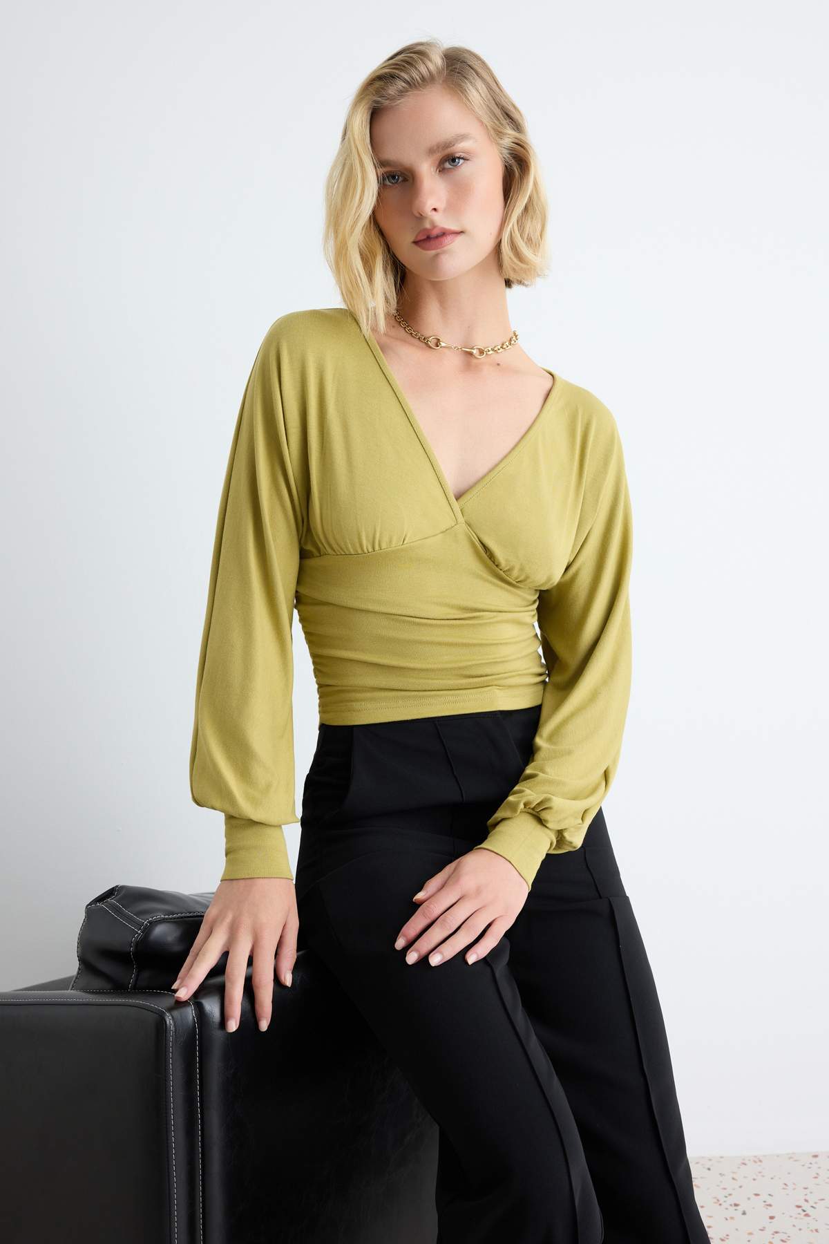 Bluze TWOAW27BZ00168 - zelena