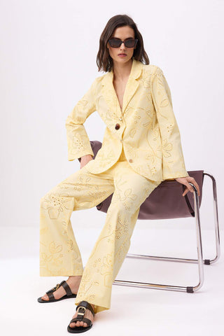 Pantalone TWOSS26AU00066 - žuta