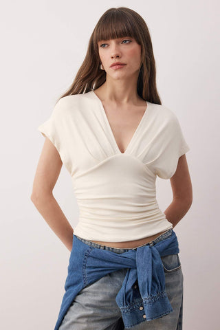 Bluze TWOSS25BZ00605 - ekru