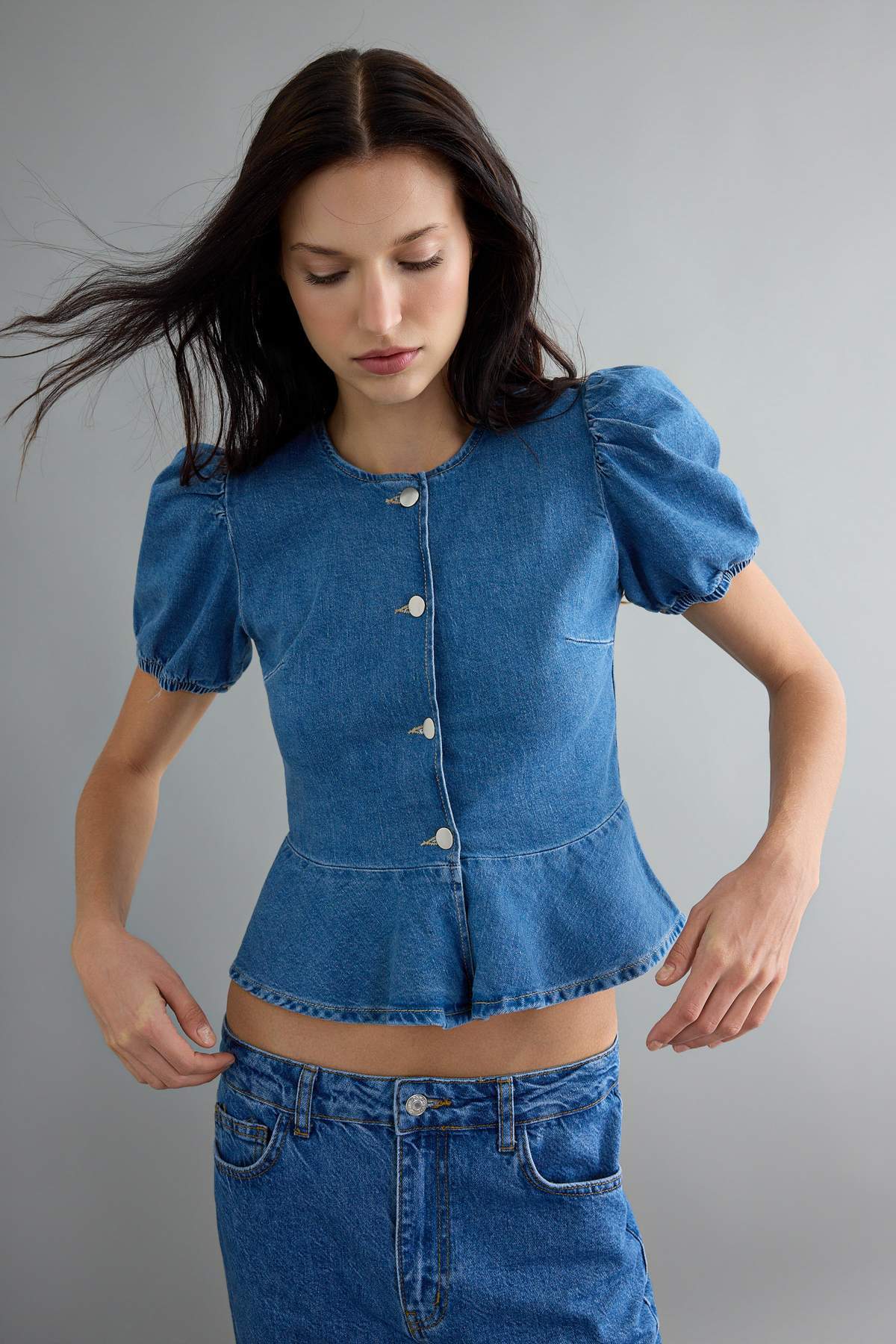 Bluze TWOAW27BZ00037 - plava
