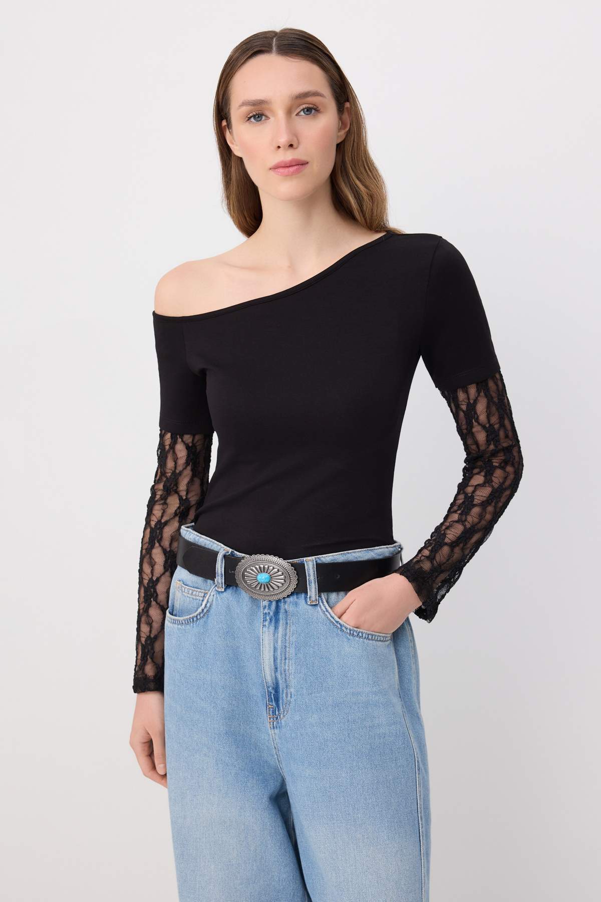 Bluze TWOSS26BZ01008 - crna