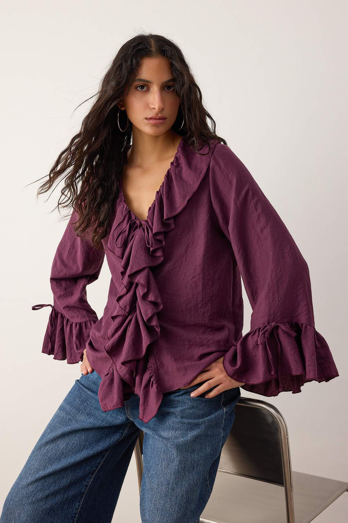 Bluze TWOAW26BZ00290 - bordo