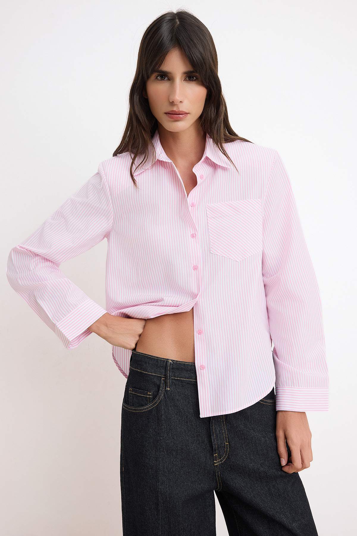 Košulje TWOSS26GO00125 - roze [djesi-src-07942eec976d92d777d6de58bd38edebeaa8000aef7a28fce21d15dbb04115c7]