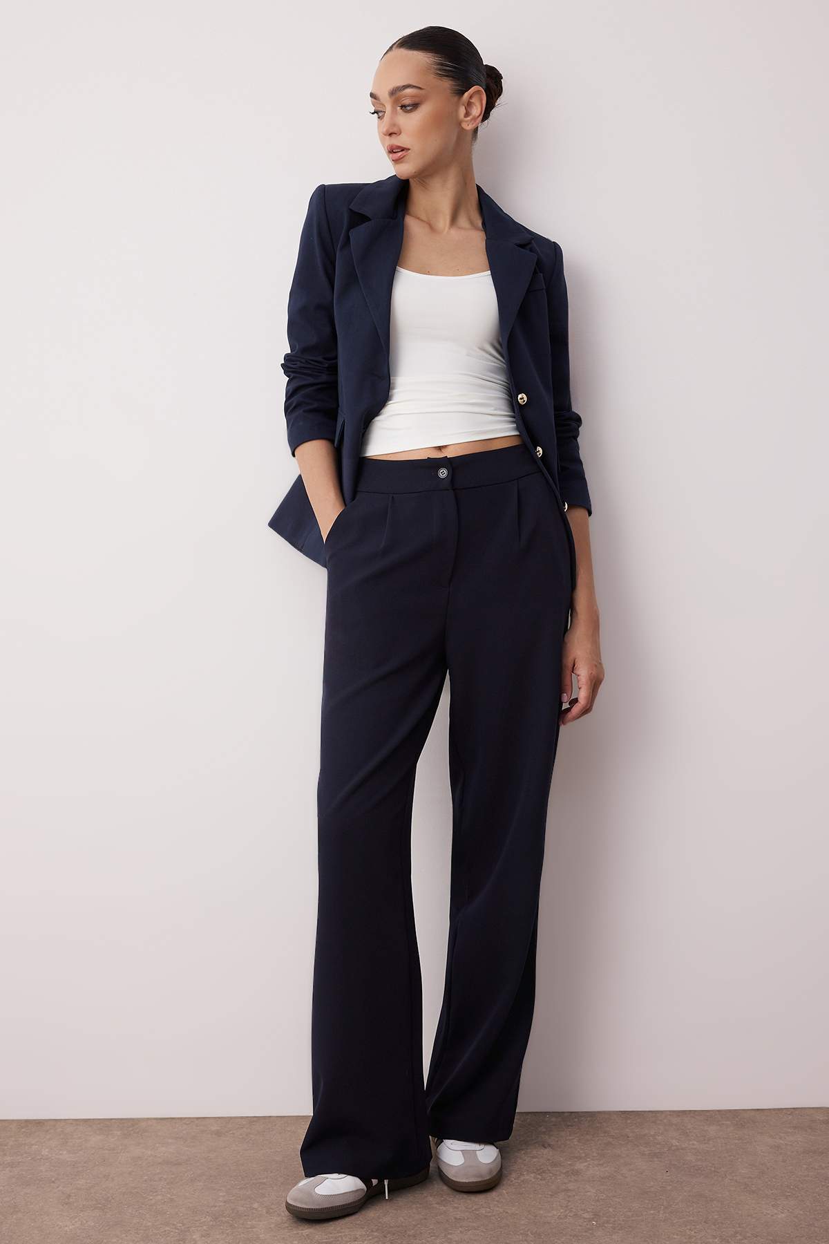 Pantalone TWOAW22PL0139 - teget [djesi-src-34f18c9124c996a5957722ef518d1504c637bff20c16ac2fb1ecc850246d81ba]