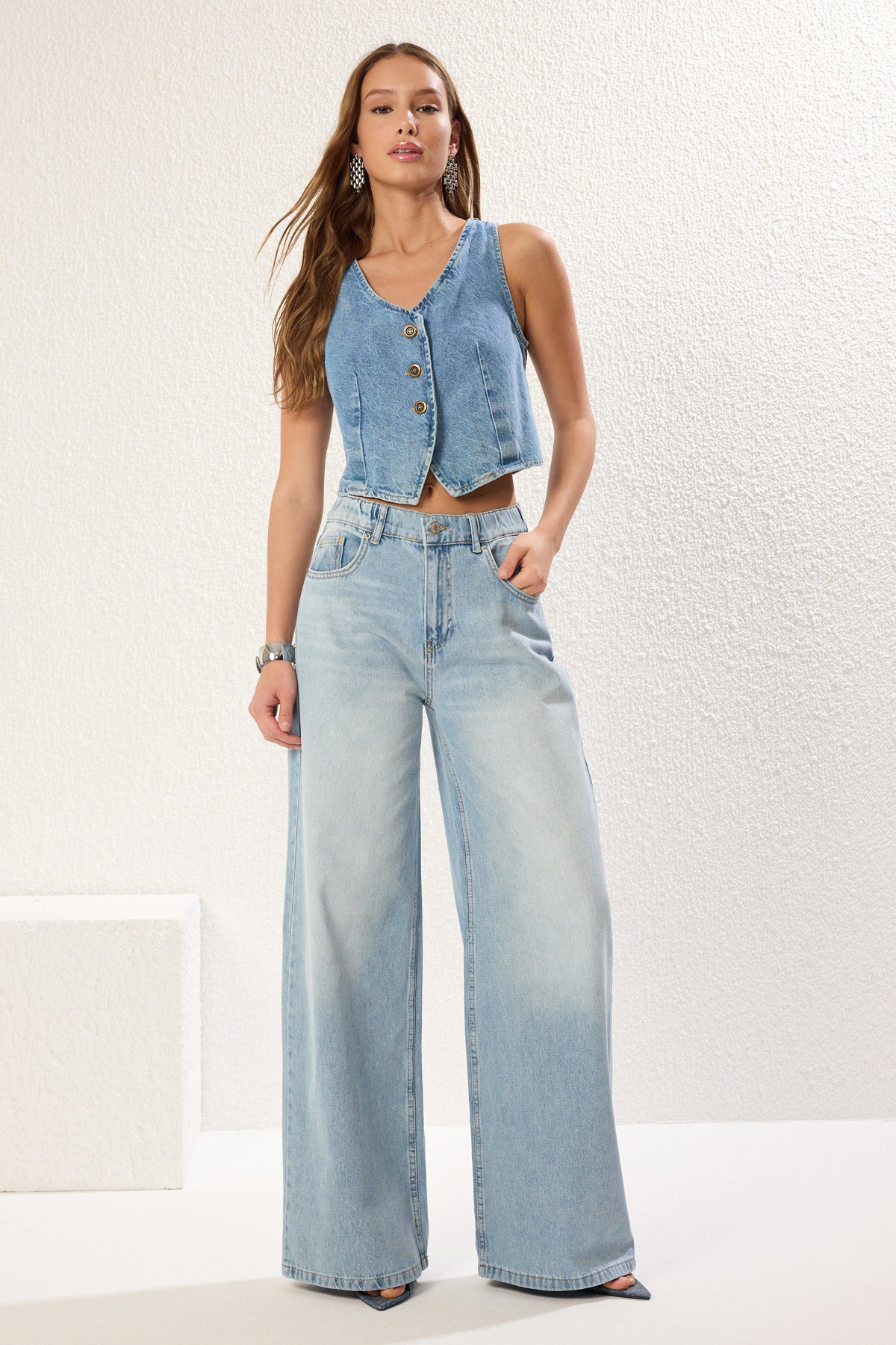 Farmerke TWOSS25JE00179 - plava
