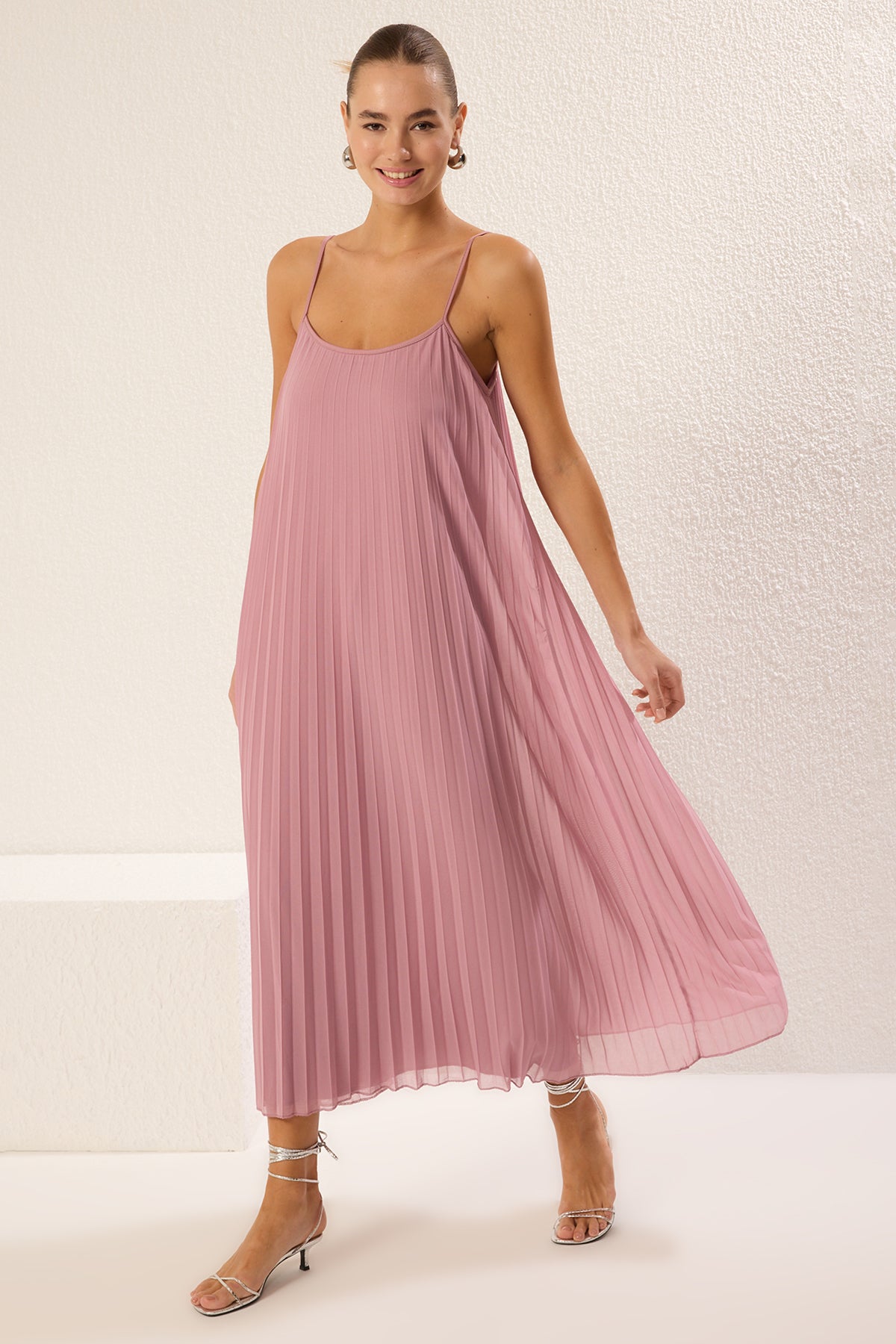 Haljine TWOSS25EL00170 - krem