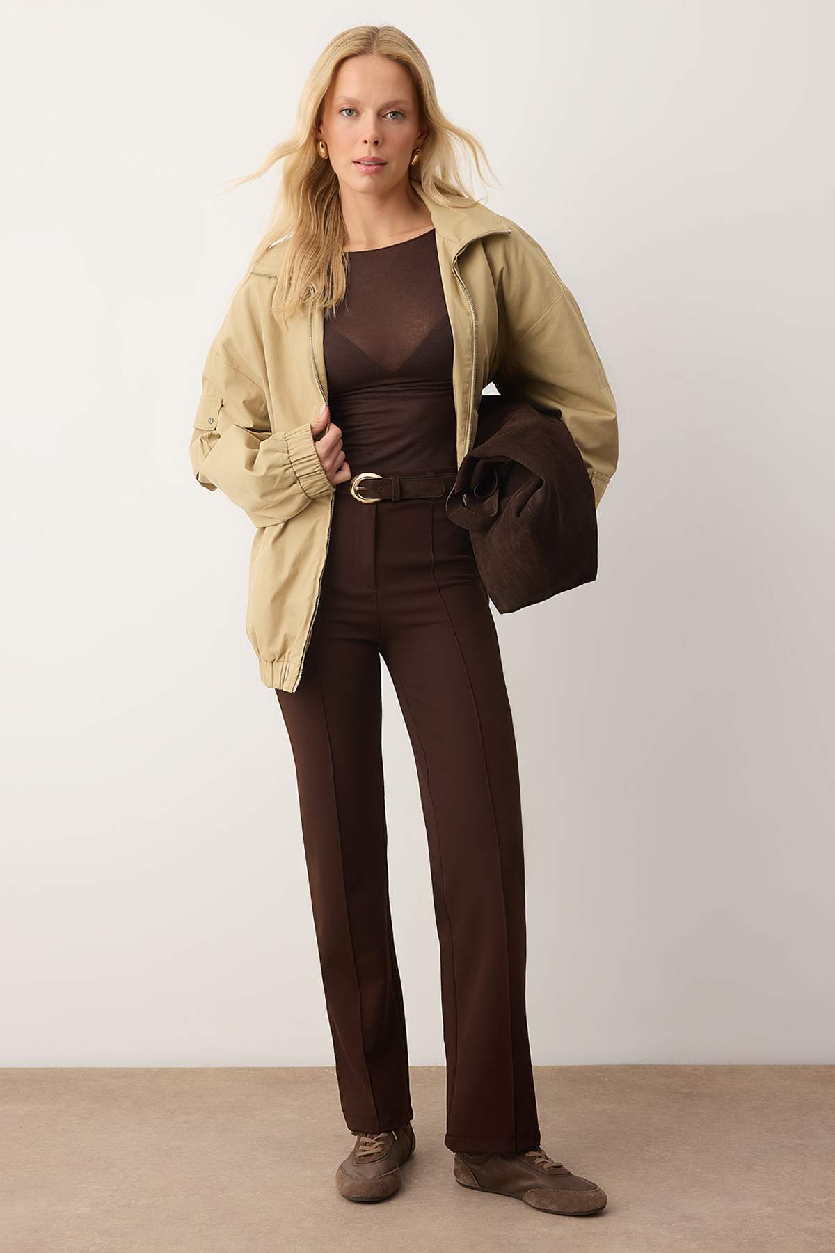 Pantalone TWOAW26PL00027 - braon [djesi-src-ea26b7109cce41677db90103c7dad5120ef64048e1b1aeb649dc607caeb3fb5a]