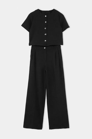 Pantalone TWOAW27AU00021 - crna