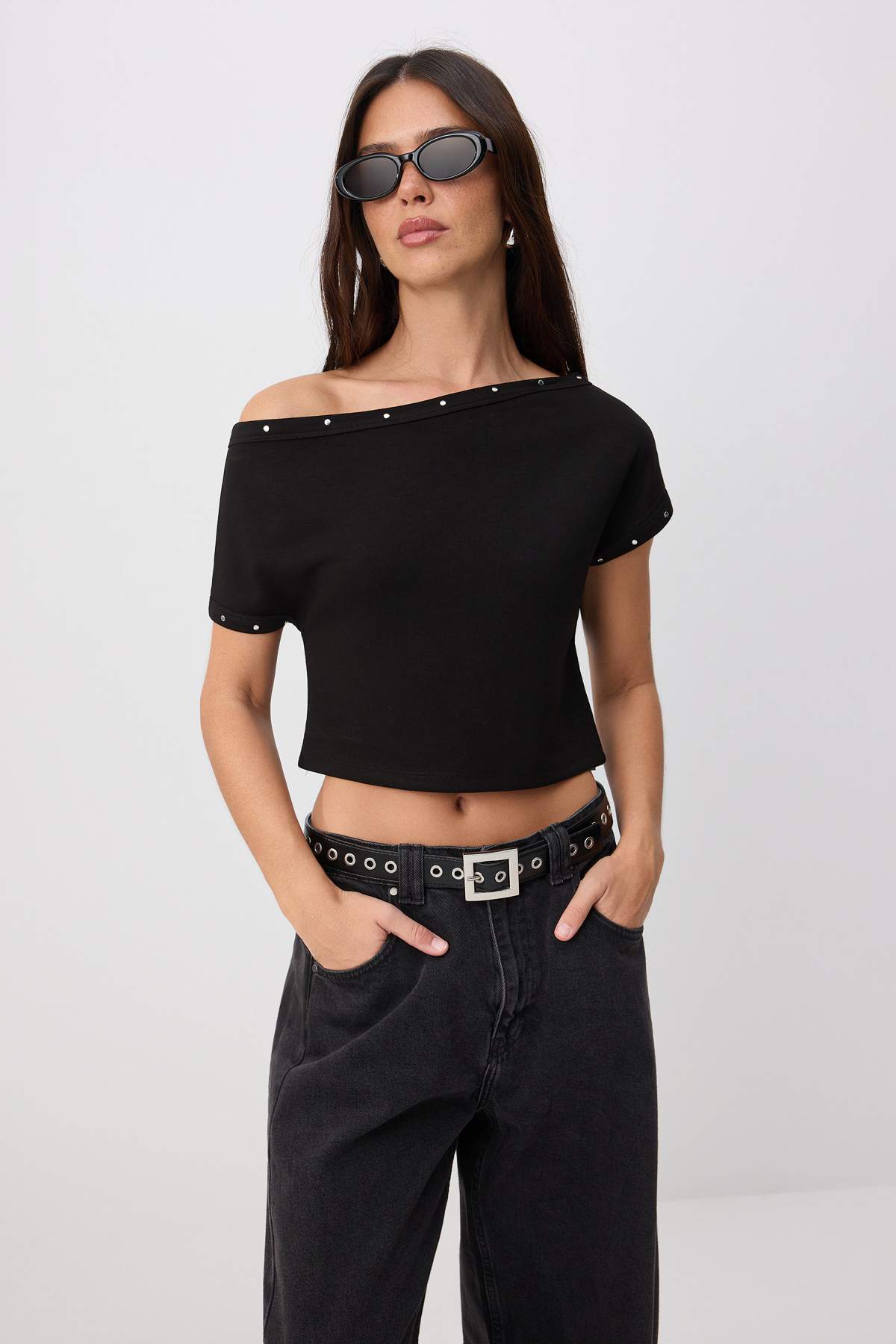 Bluze TWOSS26BZ00789 - crna