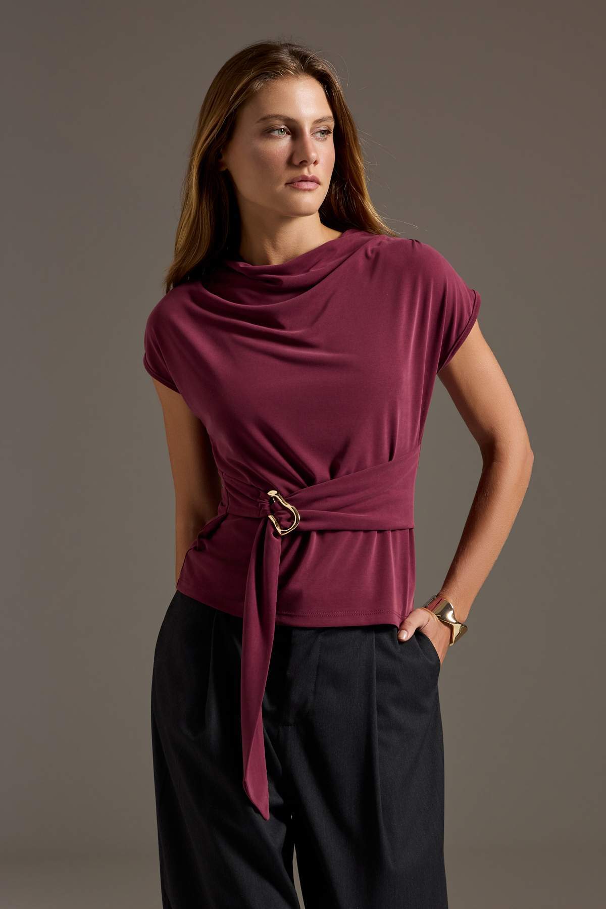 Bluze TWOAW27BZ00155 - bordo