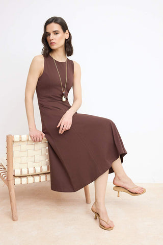 Haljine TWOSS24EL00193 - braon