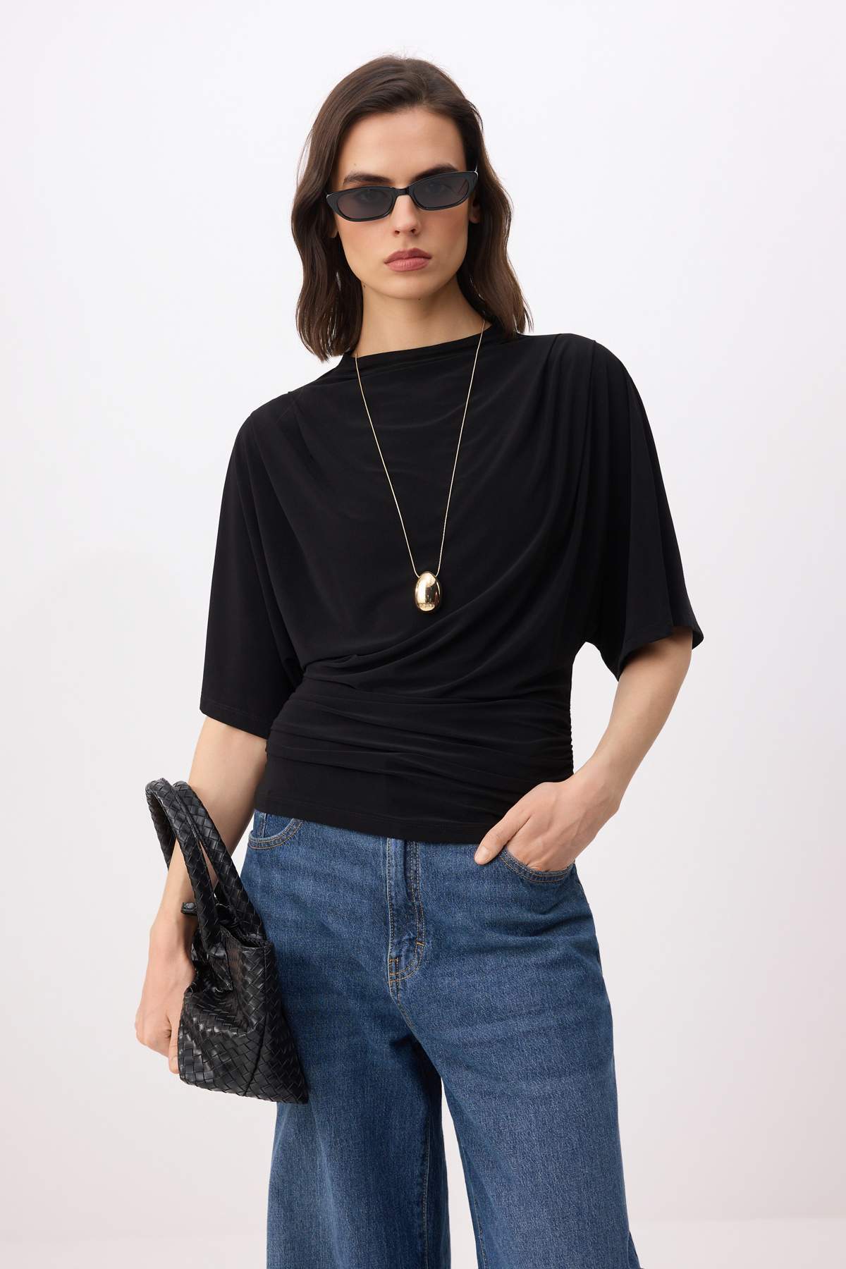 Bluze TWOSS26BZ00020 - crna
