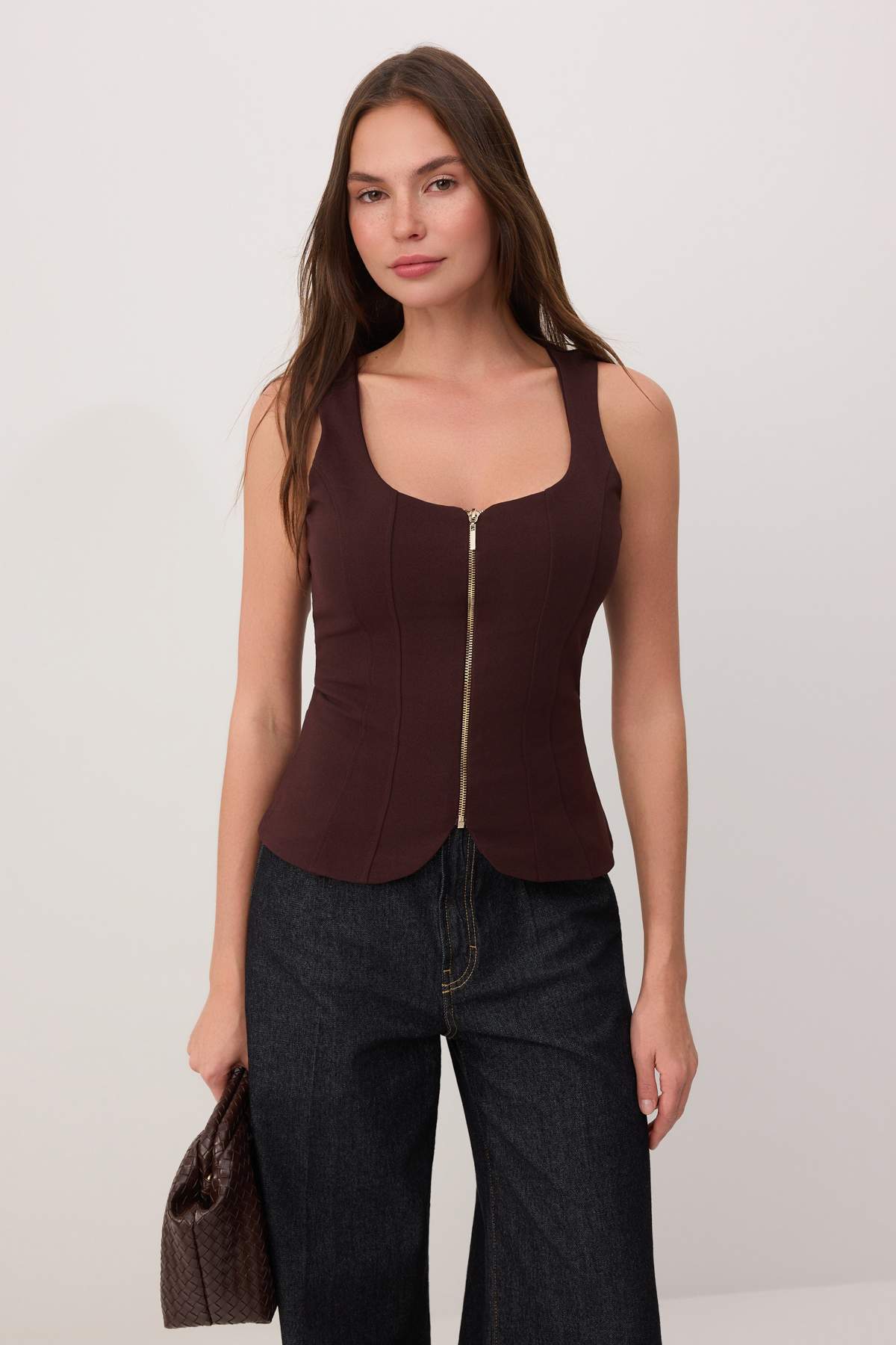 Bluze TWOSS26BZ00029 - braon