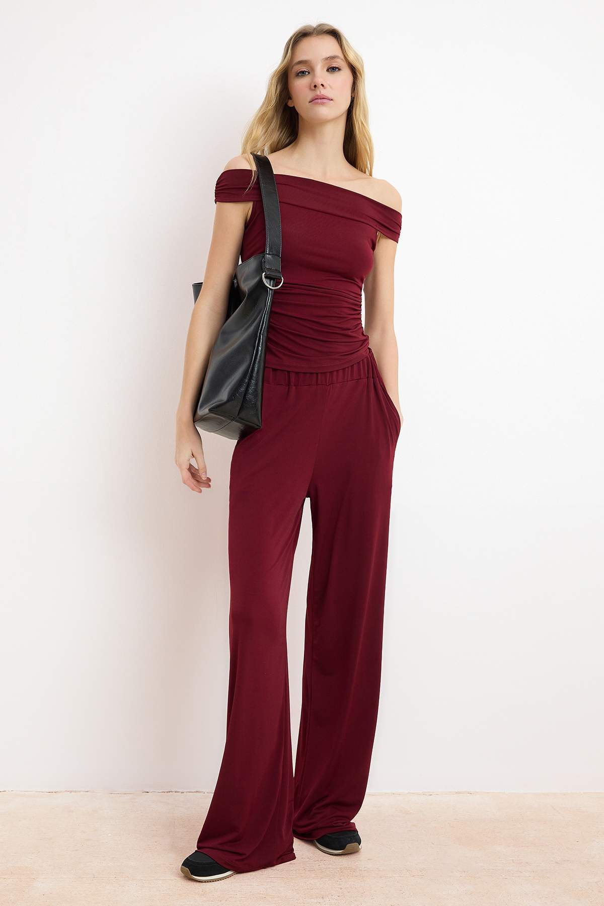 Bluze TWOSS24AU00035 - bordo