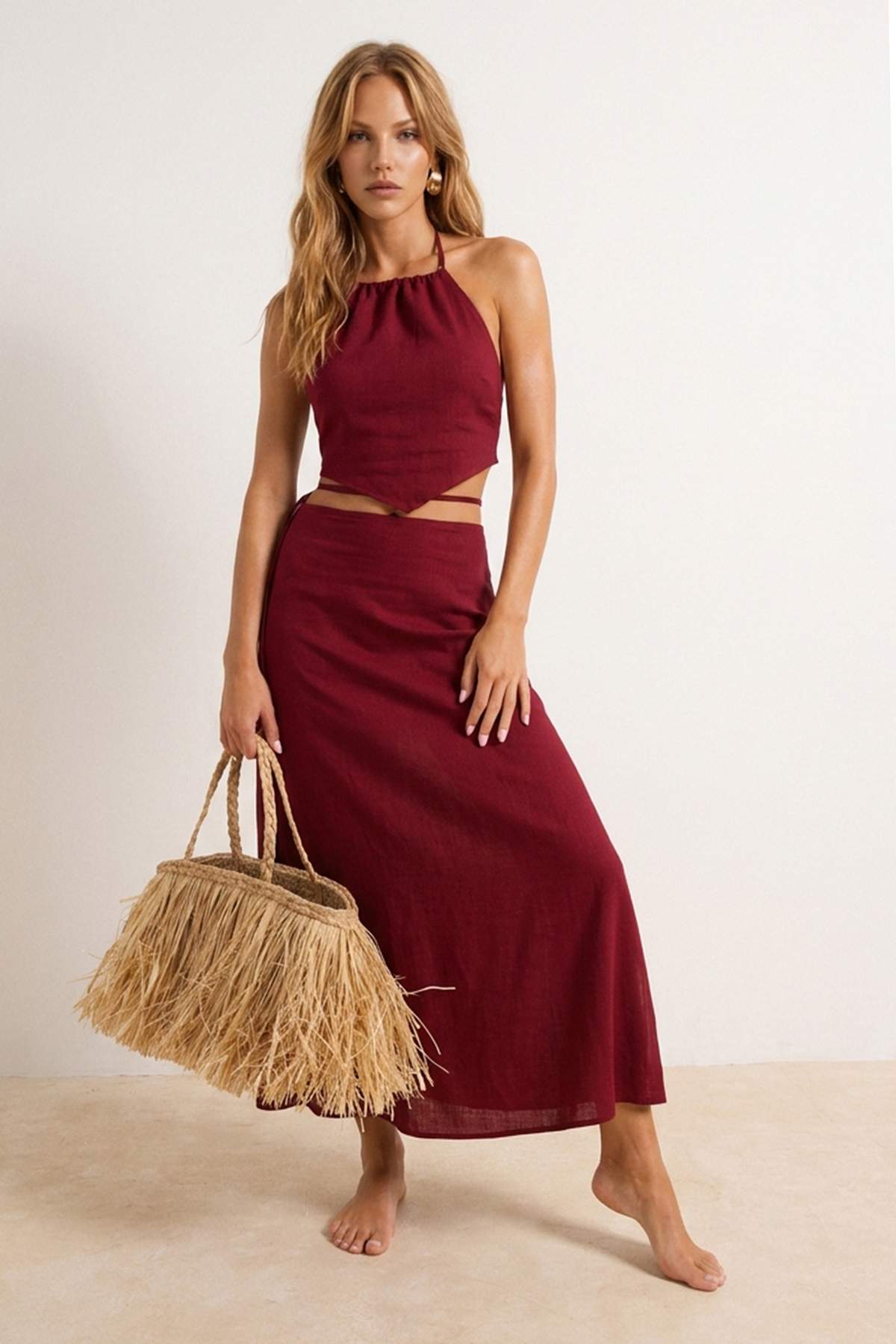 Bluze TBESS25AU00089 - bordo