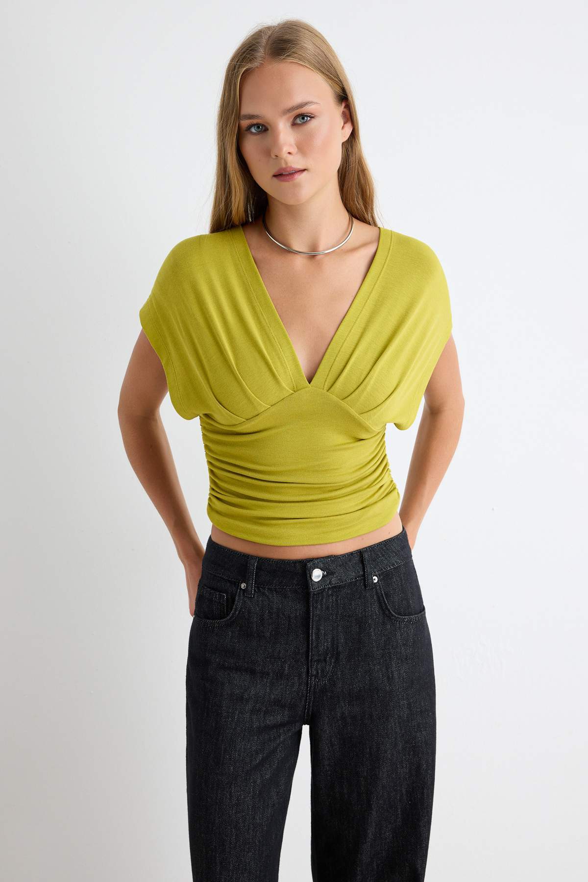Bluze TWOSS25BZ00605 - zelena