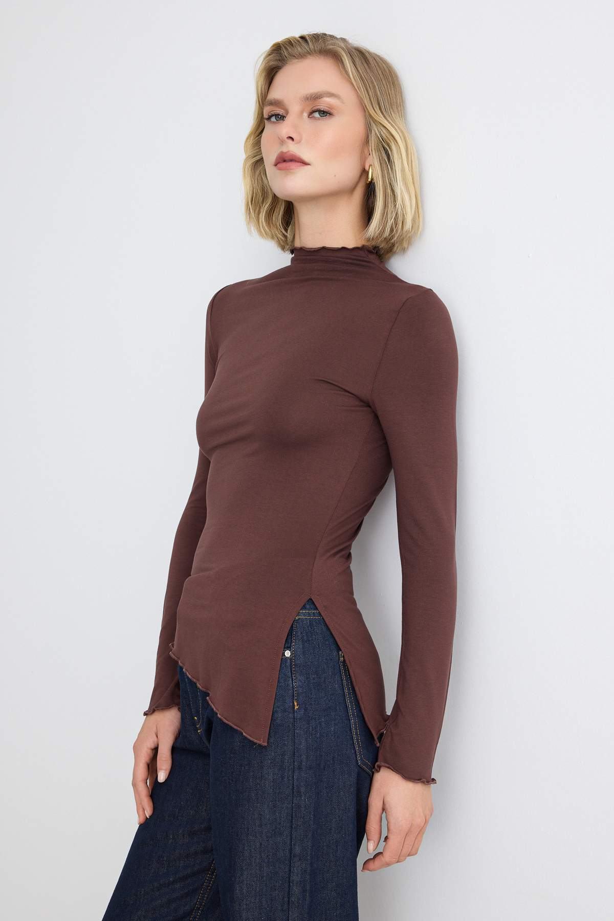 Bluze TWOAW27BZ00095 - braon